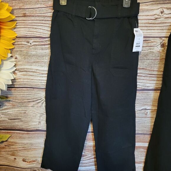 Time & Tru paper bag jeans set of ( 2) Woman's jeans 10 NWT - Picture 4 of 11